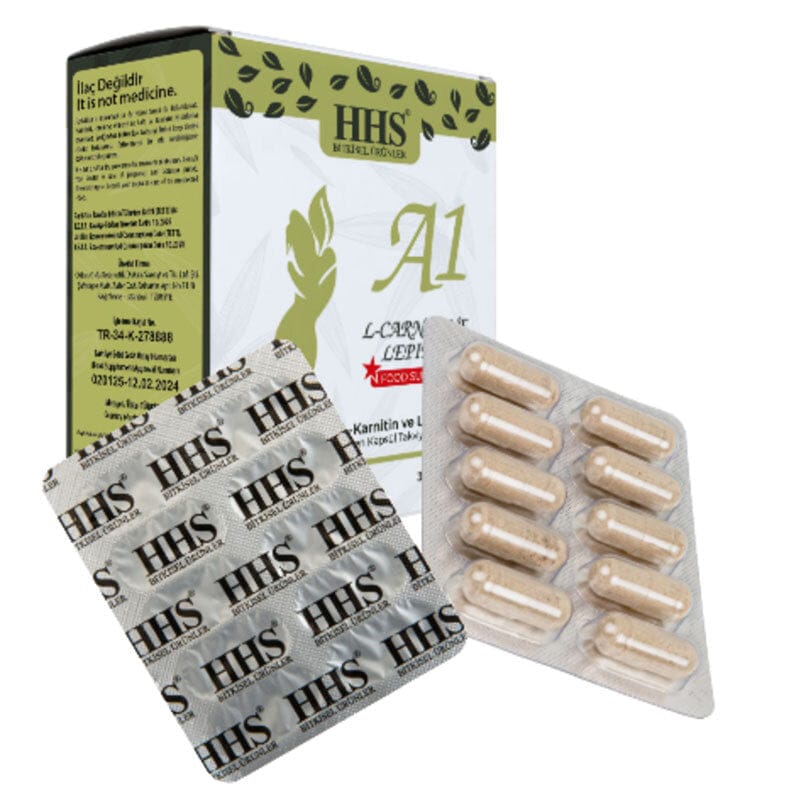 HHS A1 Capsules – Natural Fat Burner Detox 30 Caps | Slimming & Energy natural detox product for weight loss