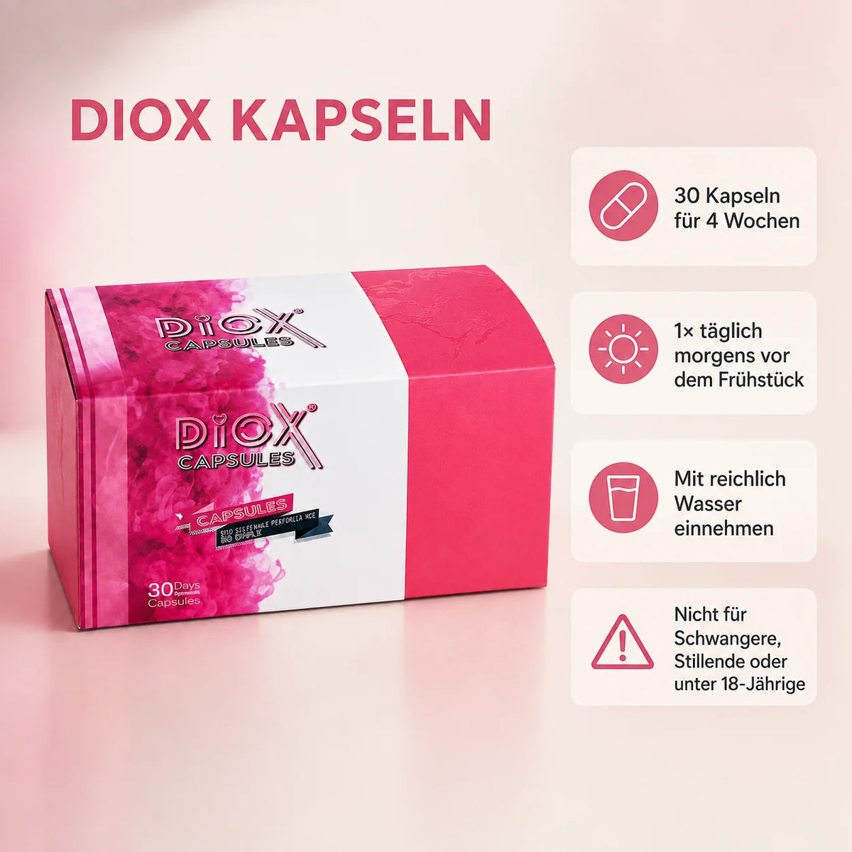 Diox Detox Kapsel – 30 Kapseln | Entgiftung