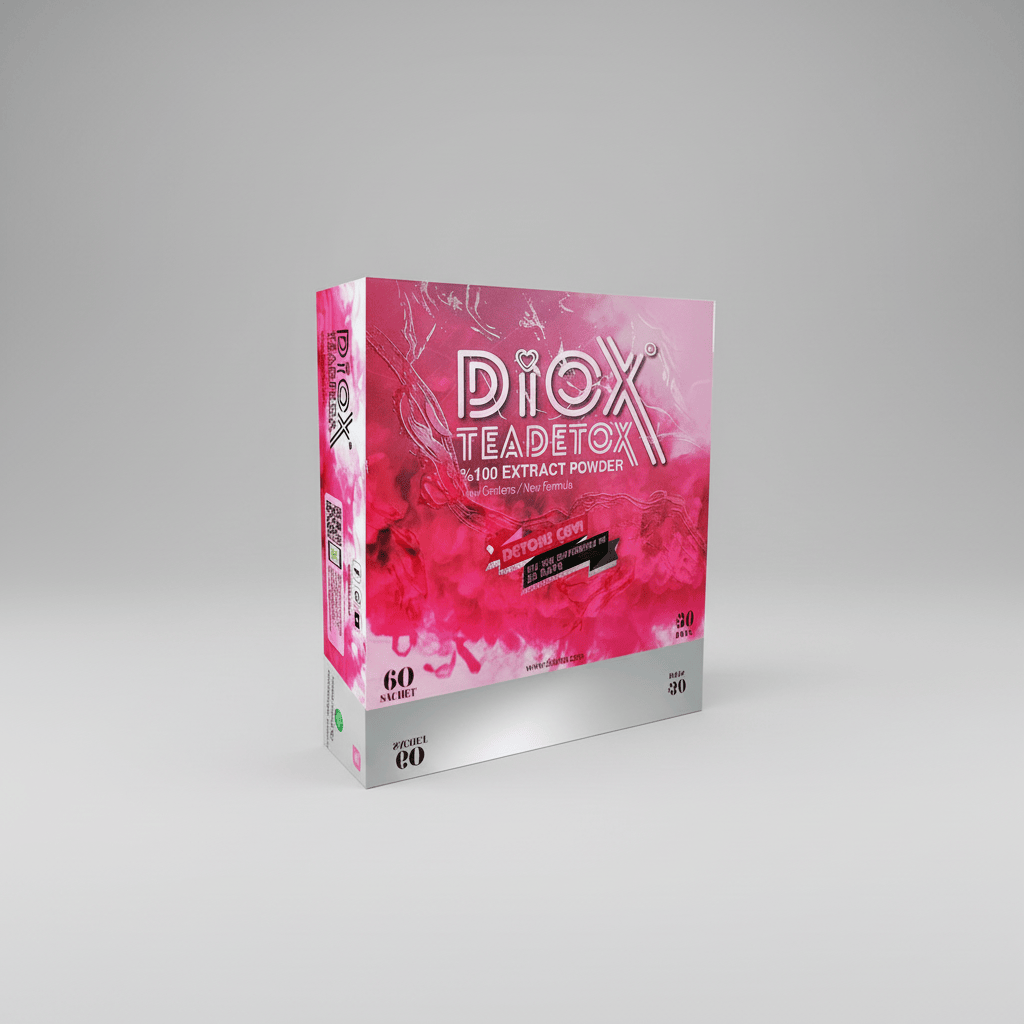 Diox Tea – Herbal Detox Tea 60 Sachets | Metabolism & Cleanse natural detox product for weight loss