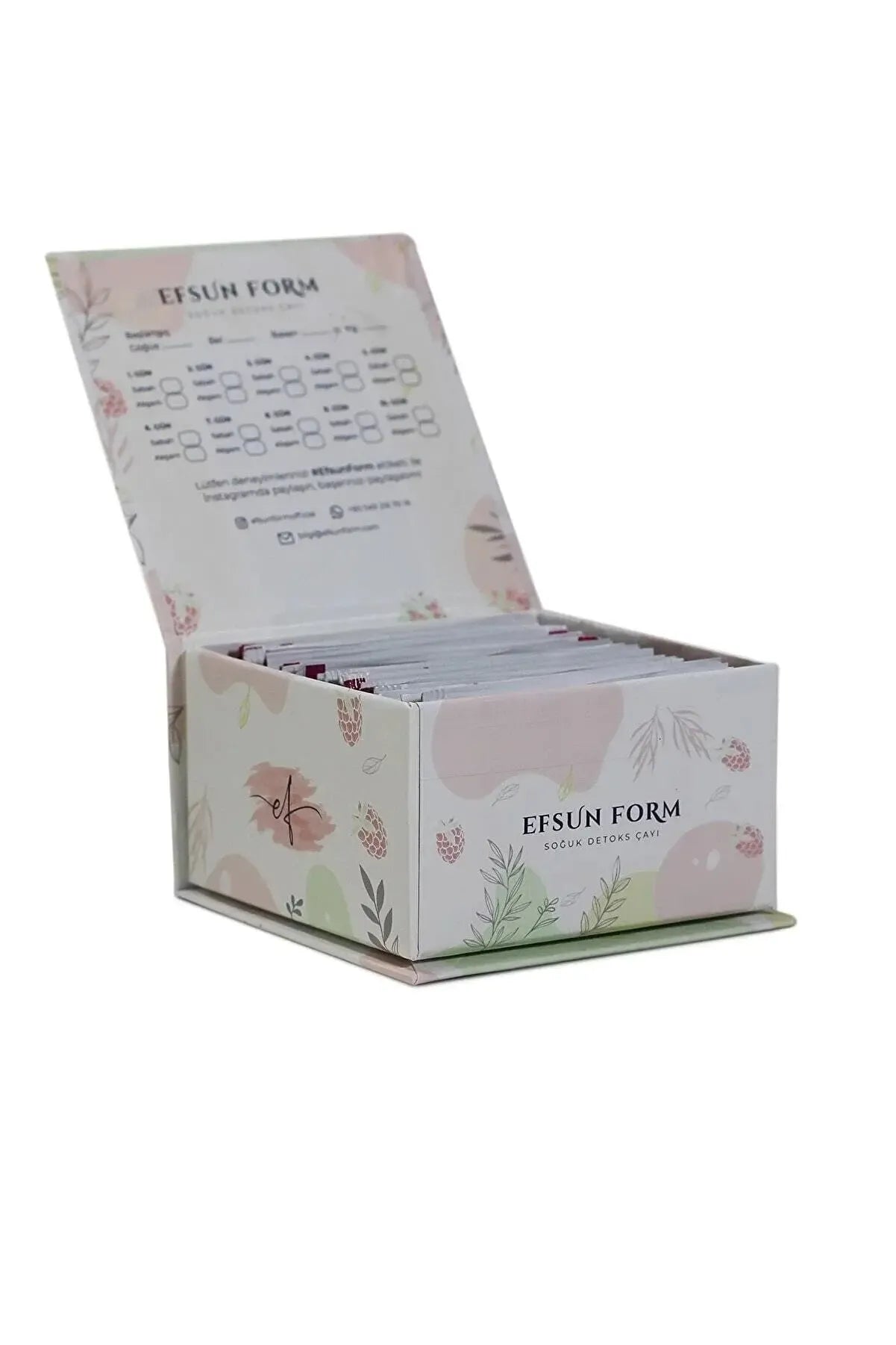 Efsun Form Detox Tea – Natural Fat Burn 60 Bags | Cleanse & Slim natural detox product for weight loss