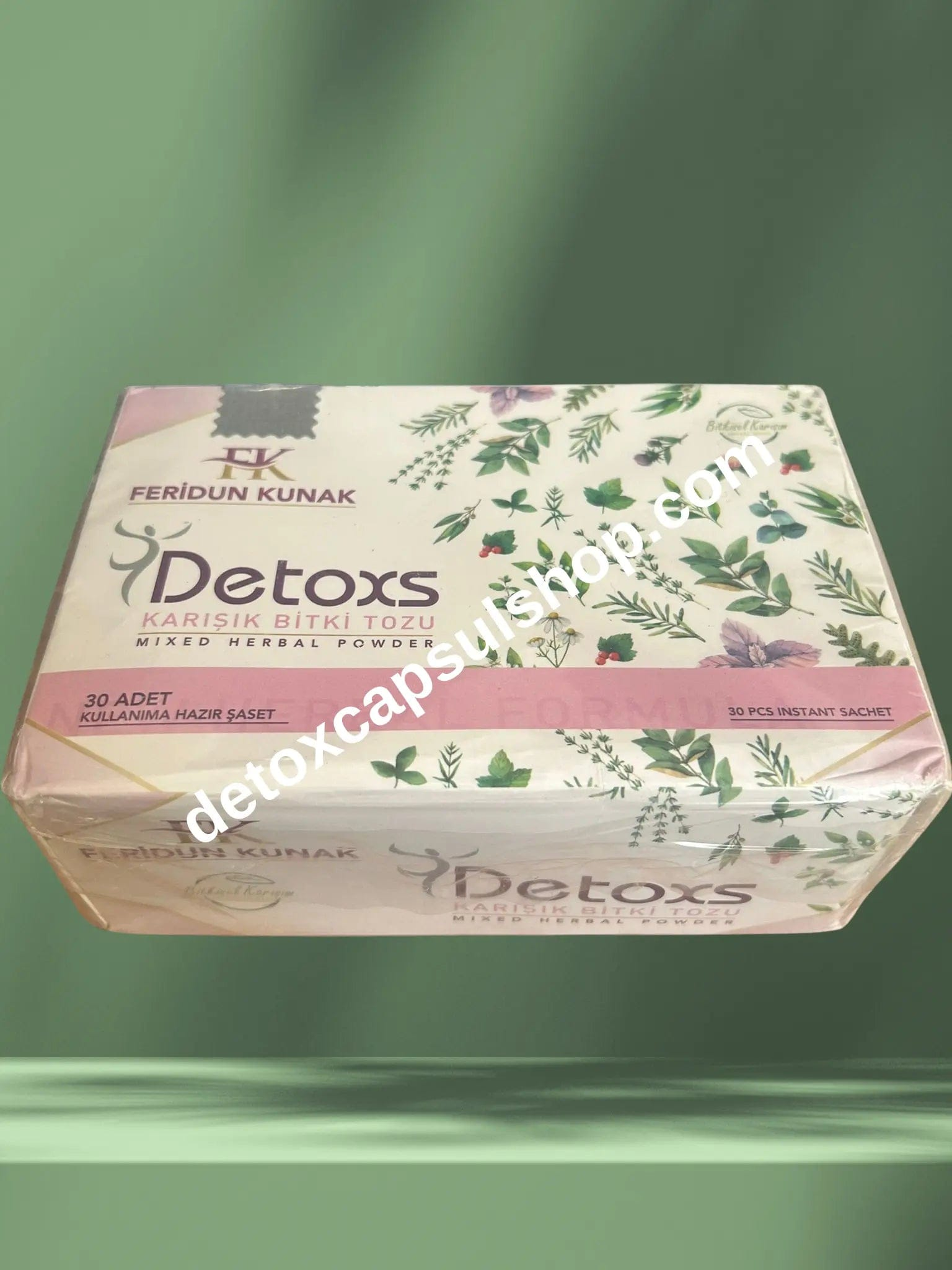 Feridun Kunak Detox Tea – Natural Herbal Detox 60 Bags | Fat Burn & Cleanse natural detox product for weight loss