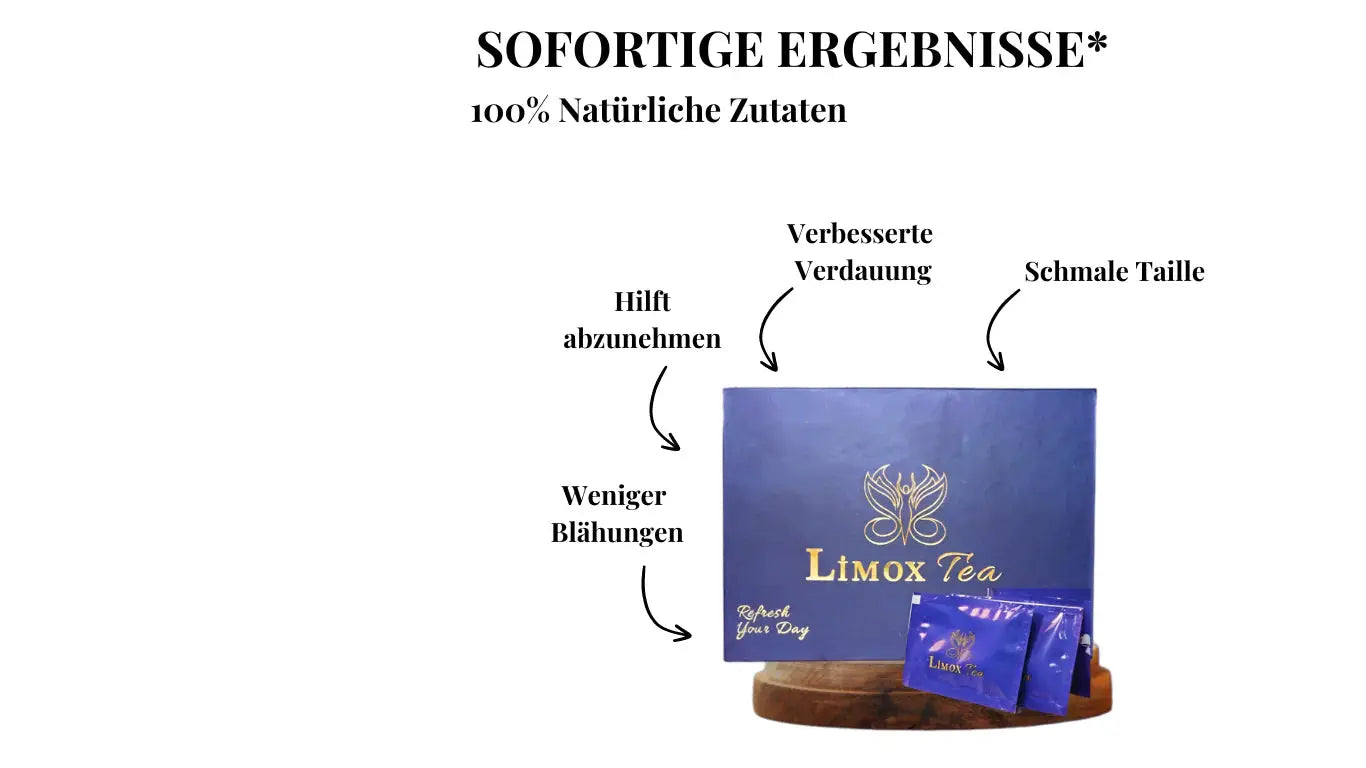 Limox Detox Tea – 60 Bags | Metabolism & Cleanse natural detox product for weight loss