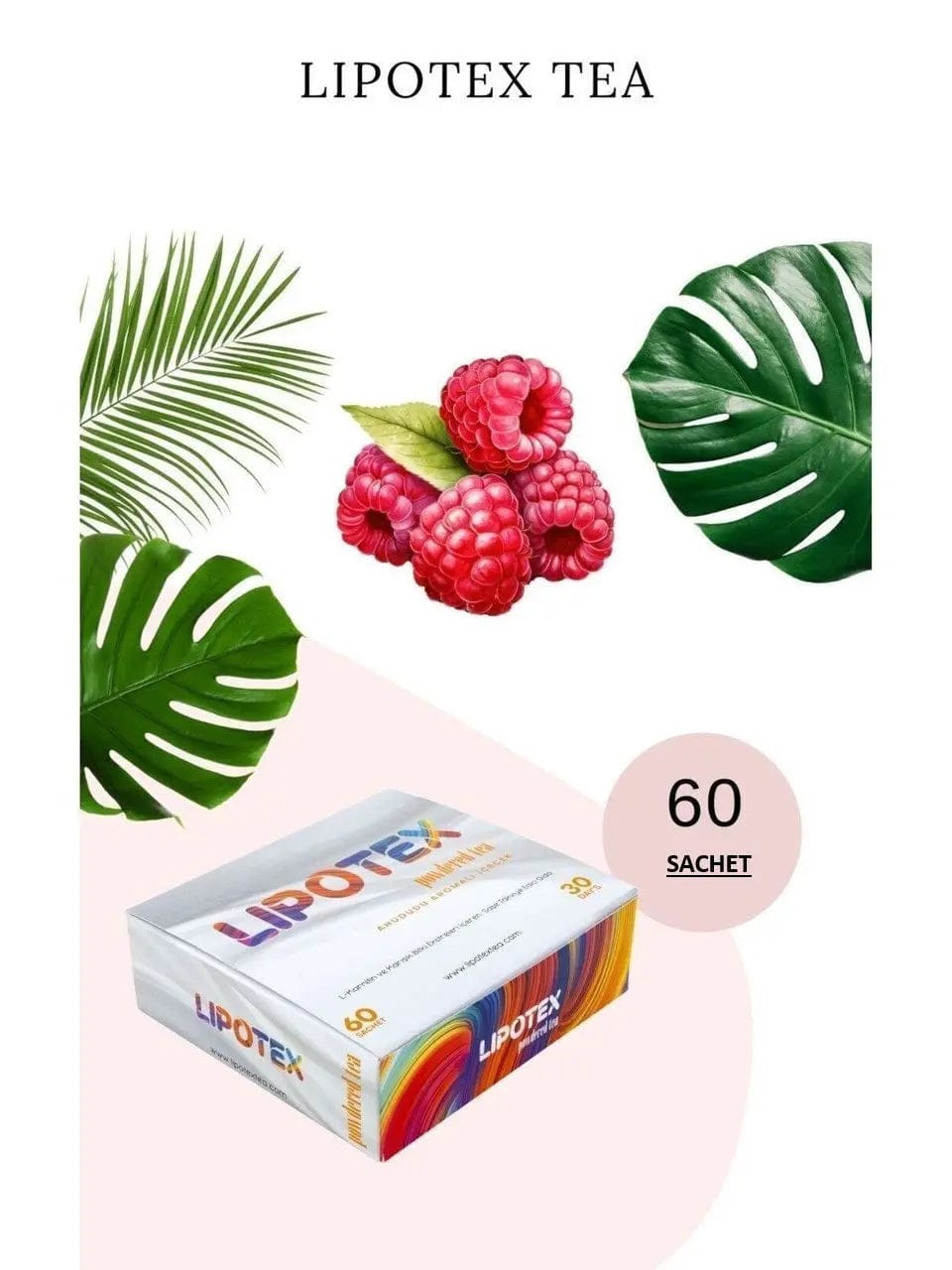 Lipotex Detox Tea – 60 Bags | Fat Burn & Detox natural detox product for weight loss