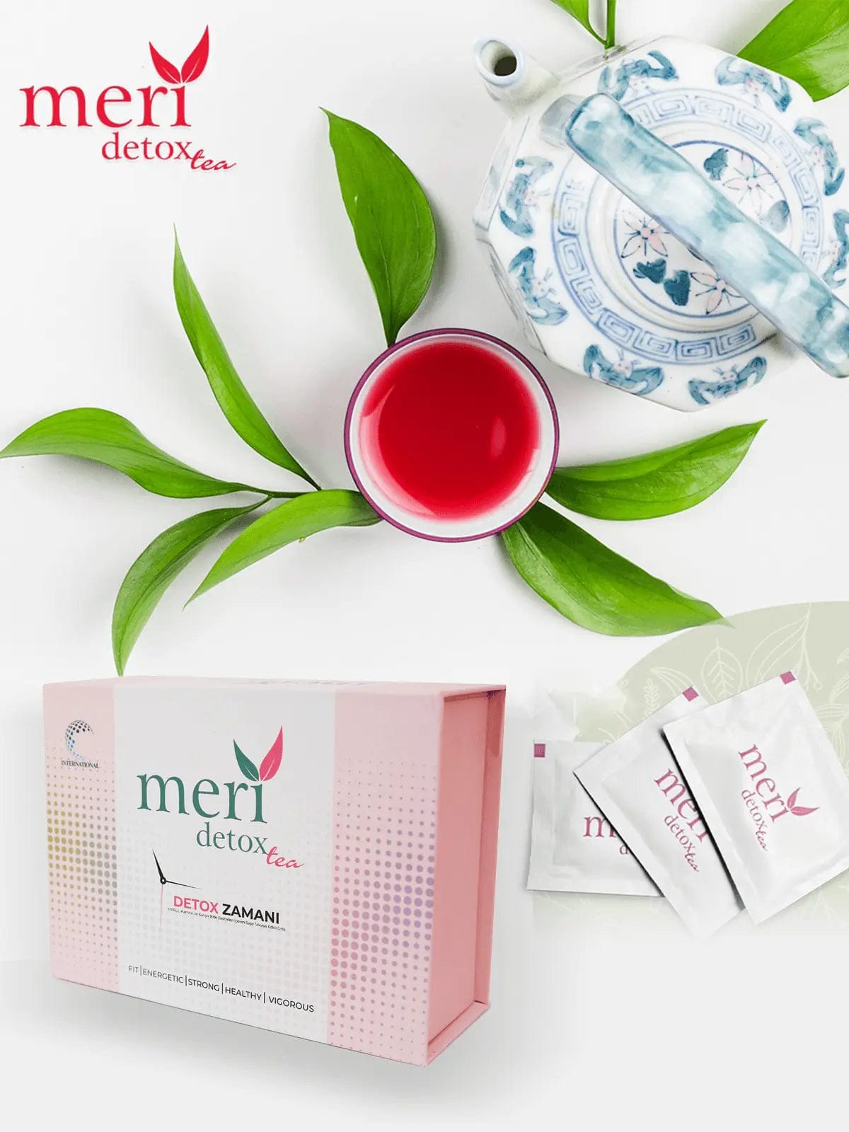 Meri Detox Tea – Herbal Detox Tea (60 Tea Bags) natural detox product for weight loss